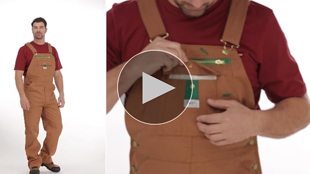 Amazon.com: Liberty Men's Duck Bib Overall, Pecan, 34x32